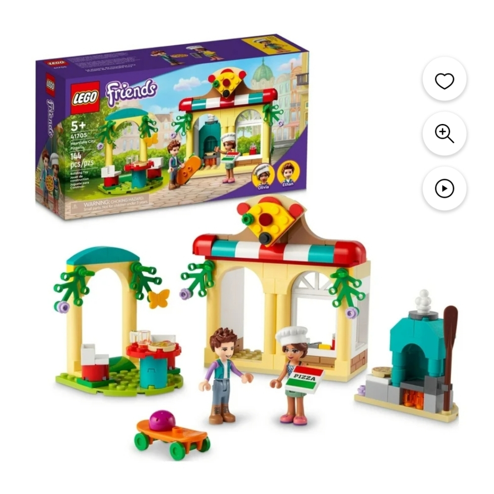 LEGO Friends Heartlake City Pizzeria (41705) restaurant toy building set